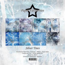 Paper Favourites - Blok 12" - Silver Tree