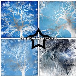 Paper Favourites - Blok 12" - Silver Tree