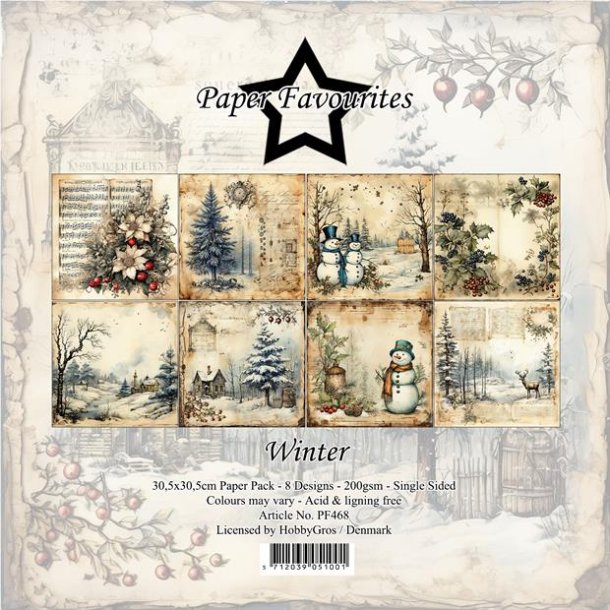 Paper Favourites - Blok 12" - Vinter