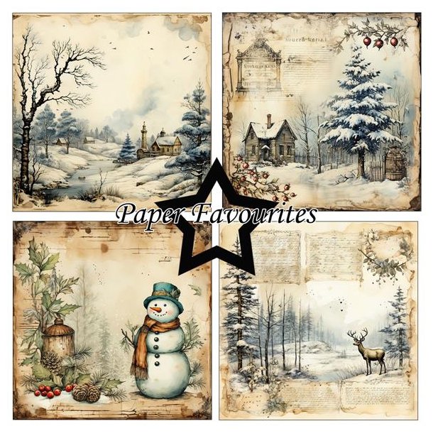 Paper Favourites - Blok 12" - Vinter