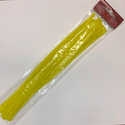 Piberenser - Chenille - 30 cm - Gul