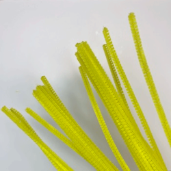 Piberenser - Chenille - 30 cm - Gul