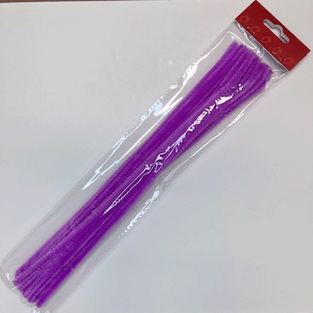 Piberenser - Chenille - 30 cm - Lilla