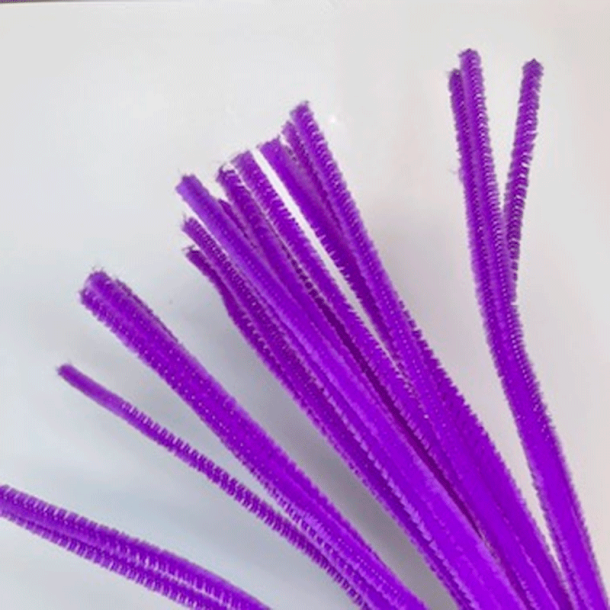 Piberenser - Chenille - 30 cm - Lilla