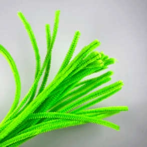 Piberenser - Chenille - 30 cm - Lys gr�n