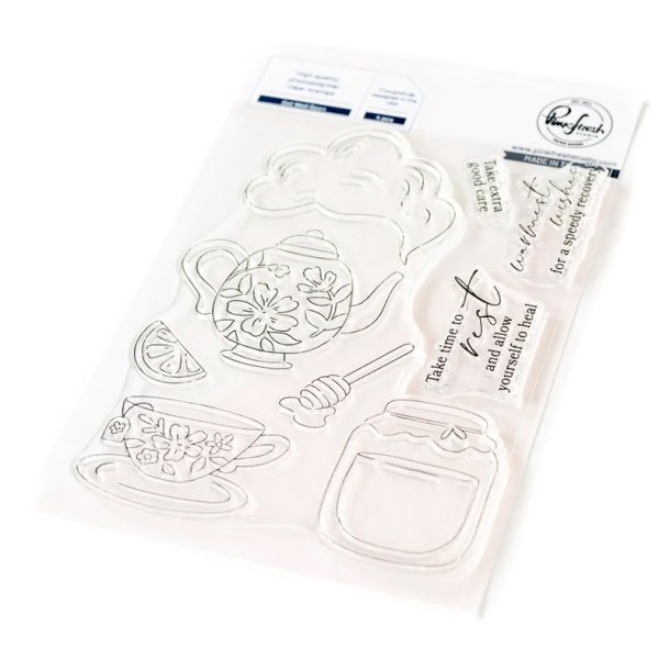 Pinkfresh Studio Stempel - Get Well Soon