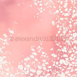 Alexandra Renke - Karton - Bloster p� Lys R�d