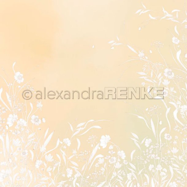Alexandra Renke - Karton - Blomster p Gul