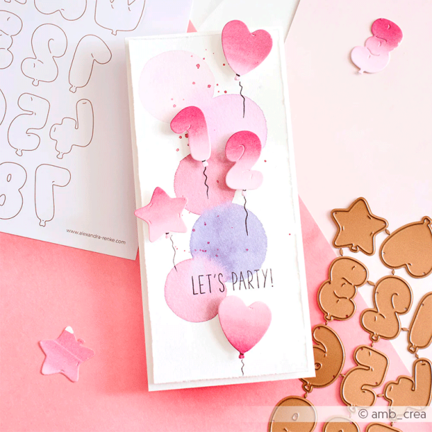 Alexandra Renke - Die - 'Lustige Ballon-Zahlen 1-9' / Ballon Tal 1-9