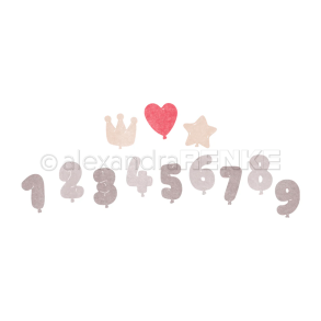 Alexandra Renke - Die - 'Lustige Ballon-Zahlen 1-9' / Ballon Tal 1-9