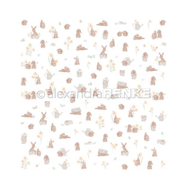 Alexandra Renke - Karton - Bunnies with buckets and cans