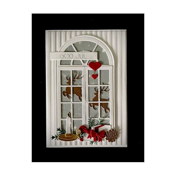 Gavlhusets Design - Die - Hjorte Silhouetter