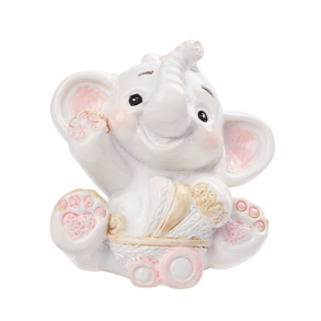 Miniature - Babyelefant - Rosa - 3,5cm