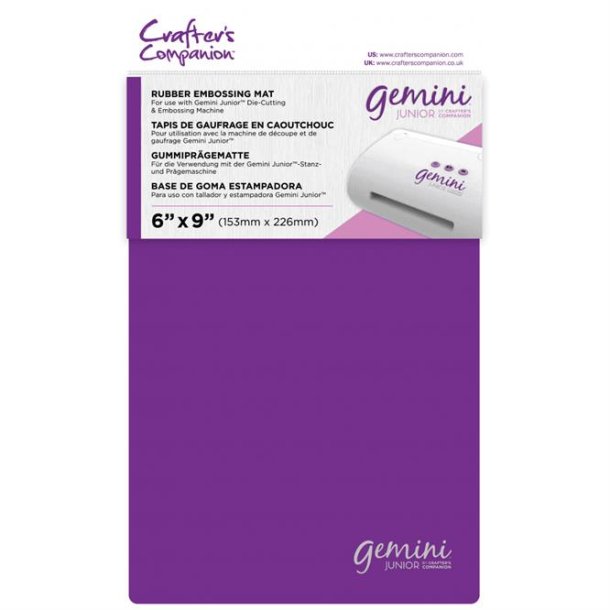 Crafters Companion - Rubber Embossing Mat - Gummi Mtte