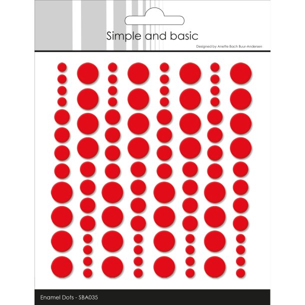 Simple And Basic - Enamel Dots - Pink rd
