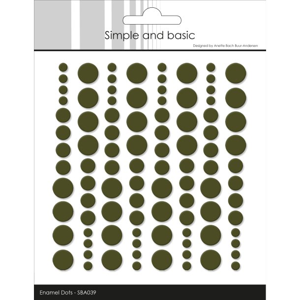 Simple And Basic - Enamel Dots - Mosgrn