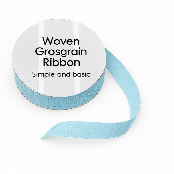 Simple and Basic - Grosgrainbnd - Lysebl