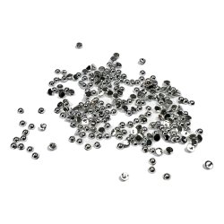 Simple And Basic - Halvperler - 2mm - Blank slv