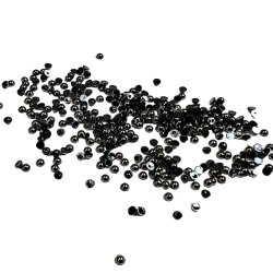 Simple And Basic - Halvperler - 2mm - Blank Antik Slv