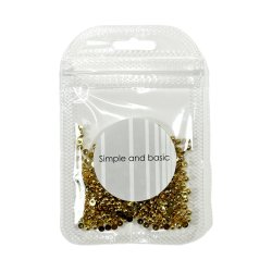 Simple And Basic - Halvperler - 3mm - Blank Guld