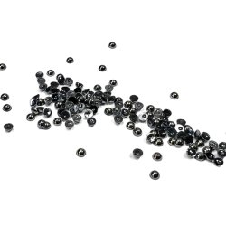 Simple And Basic - Halvperler - 3mm - Blank Antik Slv