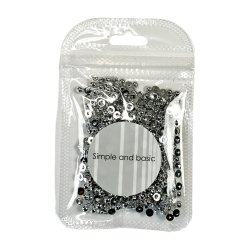 Simple And Basic - Halvperler - 4mm - Blank S�lv