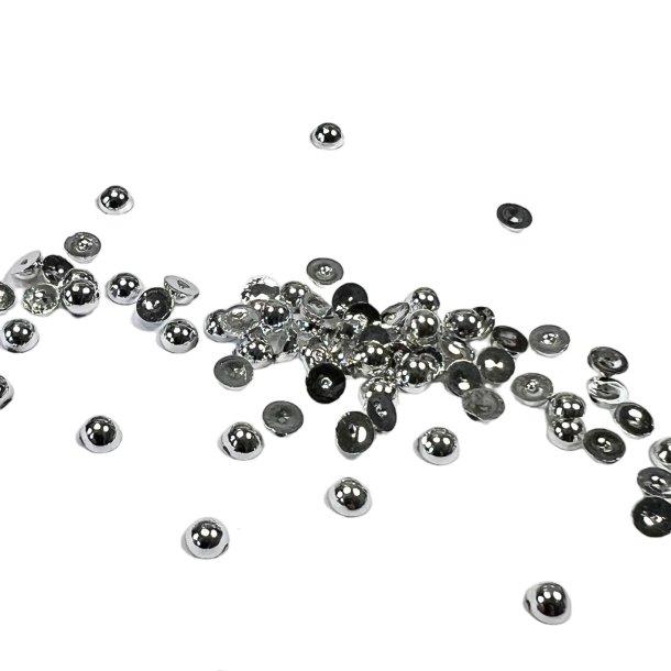 Simple And Basic - Halvperler - 4mm - Blank S�lv