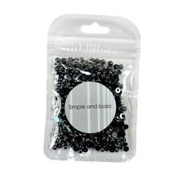 Simple And Basic - Halvperler - 4mm - Blank Antik Slv