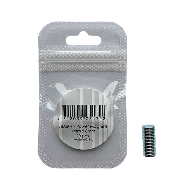 Simple and Basic - Power Magnets - 1x8mm - 20stk
