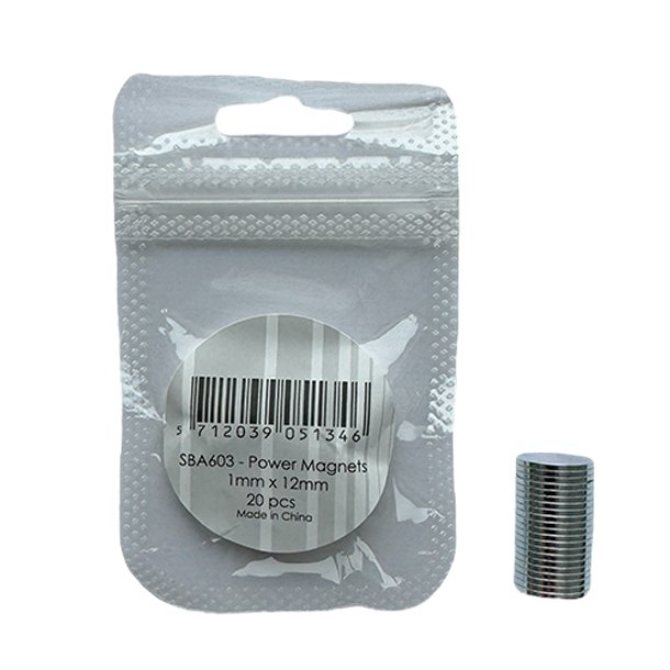 Simple and Basic - Power Magnets - 1x12mm - 20stk