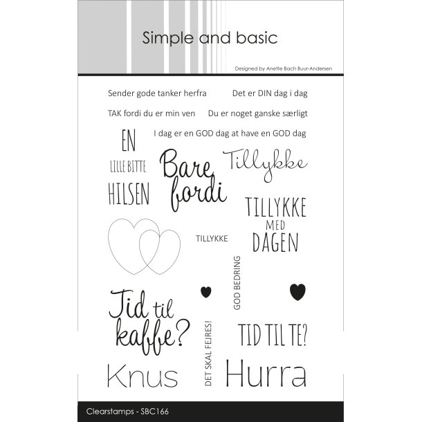 Simple and basic - Stempel - Tekst - Hurra