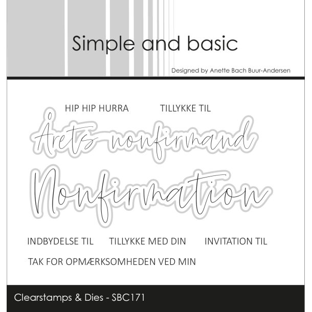 Simple and basic - Stempel + Die - Nonfirmation - A7