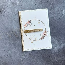 Simple and basic - Stempel - A6 - Krans og Fugle