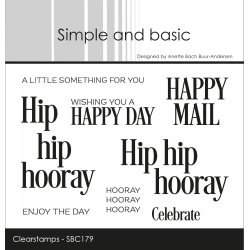 Simple and basic - Stempel - A7 - Hip Hip Hooray