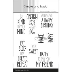 Simple and Basic - Stempel - Life is sweet