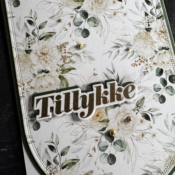 Simple and basic - Stempel + Die - Tillykke