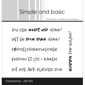 Simple and basic - Stempel - Hurra