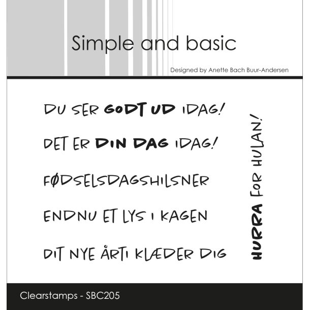 Simple and basic - Stempel - Hurra