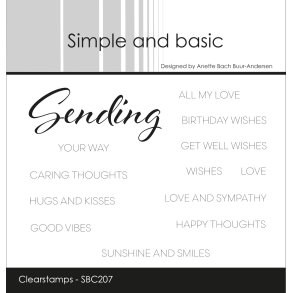 Simple and basic - Stempel - Sending - Engelsk