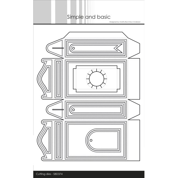 Simple and Basic - Die - Gaveske Til Mini flasker