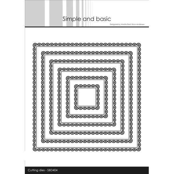 Simple and Basic - Die - Blonde Kant - Firkantet