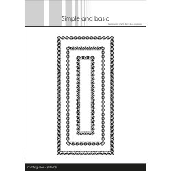 Simple and Basic - Die - Blonde Kant - Mini Slim