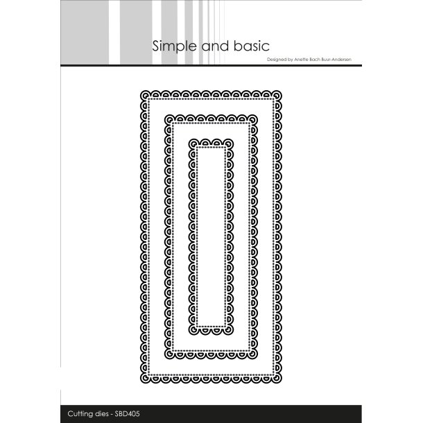 Simple and Basic - Die - Blonde Kant - Mini Slim