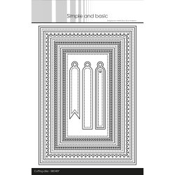 Simple and Basic - Die - A5 Kort Rammer