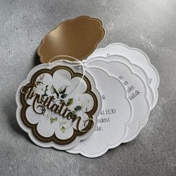 Simple and Basic - Die - Invitation