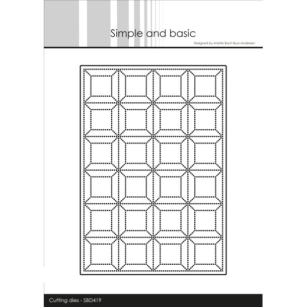 Simple and Basic - Die - A6 Baggrund - Firkanter