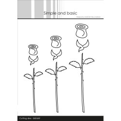 Simple and Basic - Die - 3 Roser