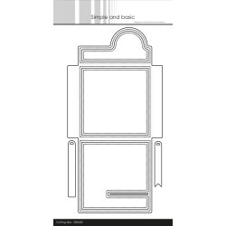 Simple and Basic - Die - Kuvert - 10x10cm