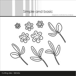 Simple and Basic - Die - Blomster og Blade