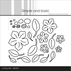 Simple and Basic - Die - Blomster og Blade #2